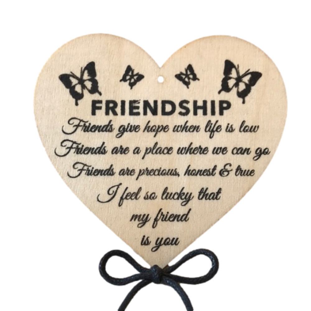 WOODEN FRIENDSHIP PLAQUE✨✨✨